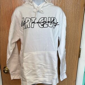 LaurDIY White Art Club Hoodie